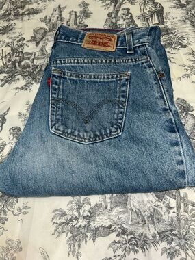 Levi's Men's Medium Blue Straight-Leg Denim Jeans